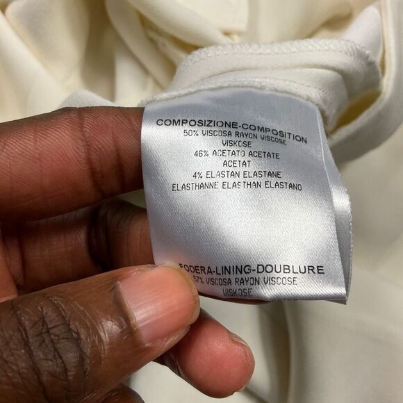 Gucci Womens Sailor Ankle Pants Ivory Mid Rise Zip Up Trousers Size 42 IT 12 US - Picture 10 of 14